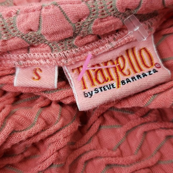 TIANELLO by STEVE BARRAZA sz S Coral Payton Tunic - Picture 5 of 6